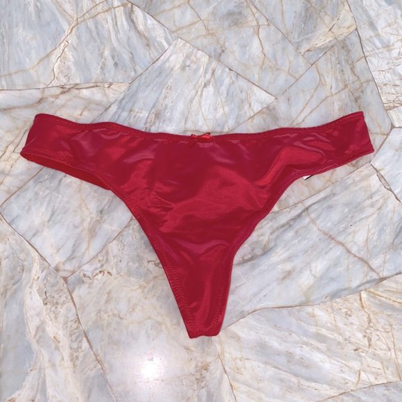 Very Sexy V-string Panties Strappy Triple Strap Thong  Red Jingle Bell Santa - Picture 2 of 7